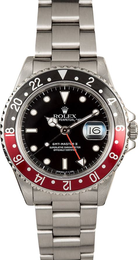 black red rolex gmt master ii|Rolex gmt black bezel.